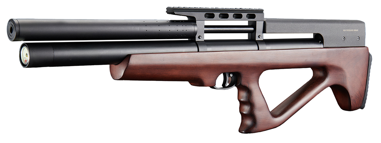Lancer Air QL22 Bullpup PCP Airgun Rifle - (Black/Wood)