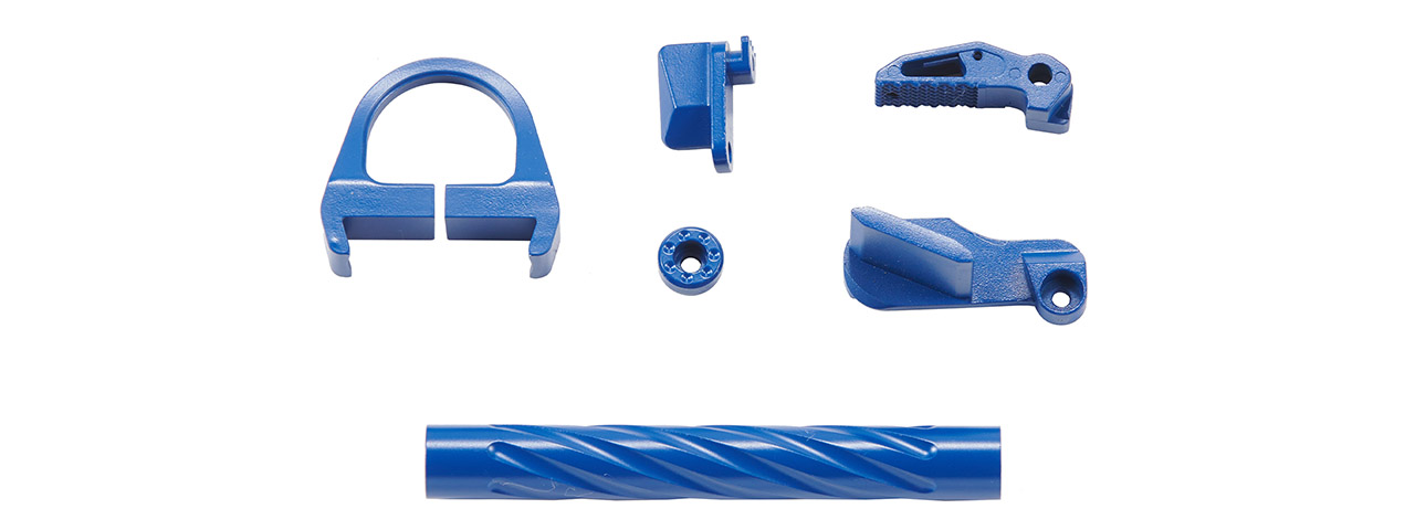 Tandemkross CTHULHU Gas Blowback Pistol Colored CNC Accessory Upgrade Parts Set - (Blue)