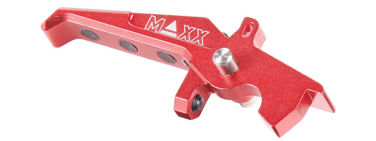 Maxx Model CNC Aluminum Advanced Speed Trigger Style E (Color: Red)