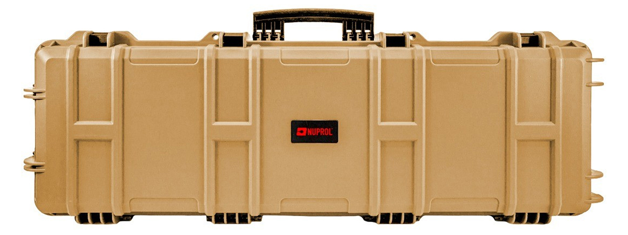 Nuprol Premium Large 43" Hard Rifle Case with P&P Foam - (Tan)