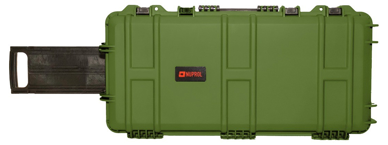 Nuprol Premium Medium 31.5" Hard Rifle Case with P&P Foam - (Green)