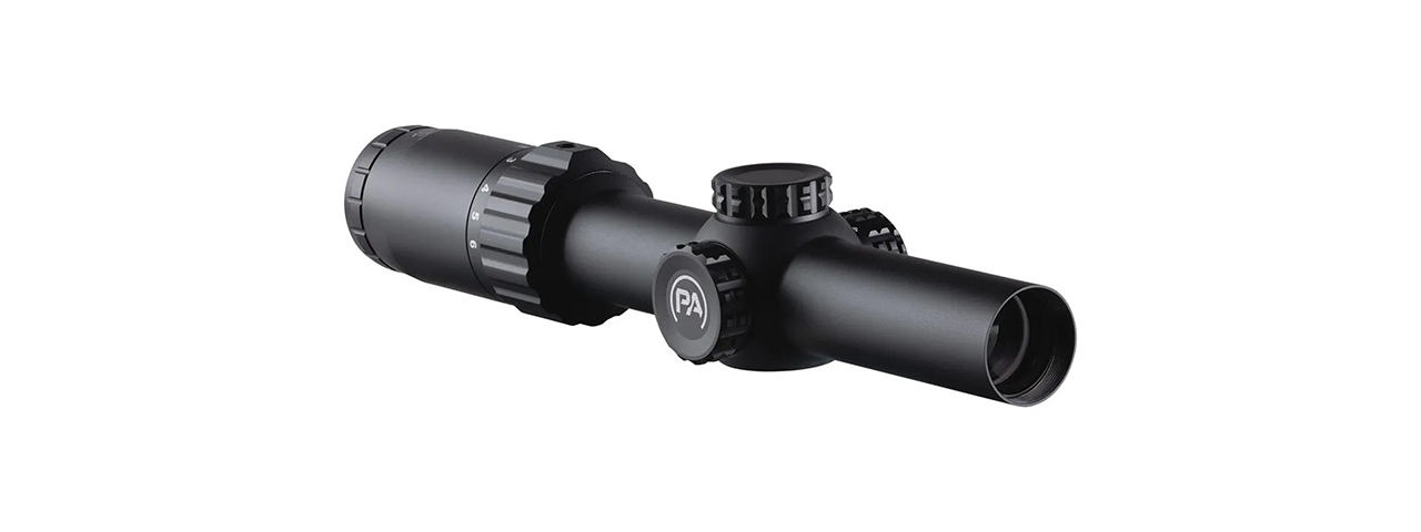 Primary Arms Classic Series 1-6x24 SFP Rifle Scope - Illuminated Duplex Reticle - (Black)