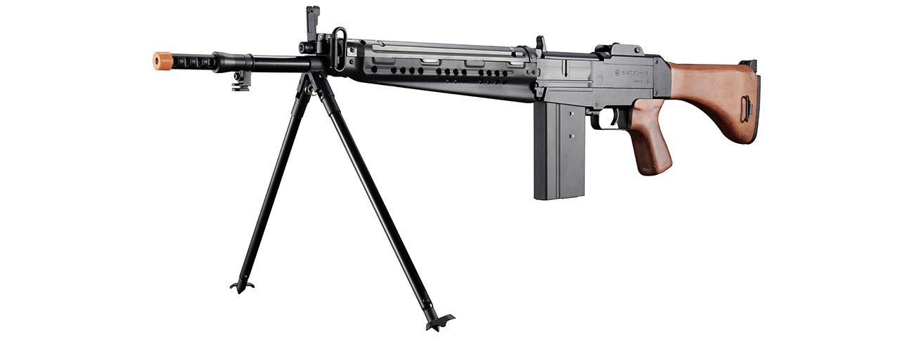 S&T Type 64 Full Metal Full Size AEG Airsoft Battle Rifle - (Black/Wood)