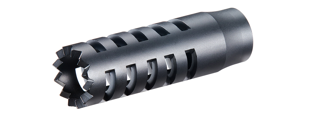 Golden Eagle Muzzle Brake For FABARM STF 12 Airsoft Shotgun - (Black)