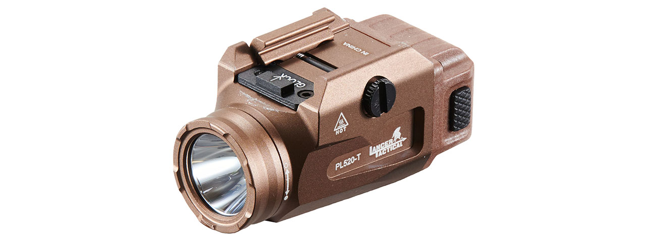 Lancer Tactical PL520 Tactical LED Weapon Light - (Tan)