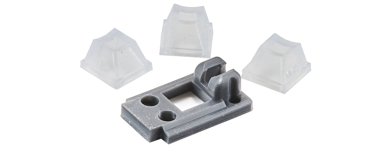 TAPP Airsoft TM M4 MWS Carbon Fiber Feedlip and Gasket Set for HPA Adapters TAPP Airsoft TM M4 MWS Carbon Fiber Feedlip and Gasket Set for HPA Adapters