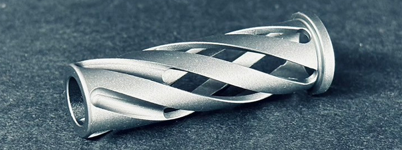 Dr. Black Aluminum Recoil Spring Guide Rod Plug for Long 5.1 TM Hi-CAPA GBB Pistols - (Gray)