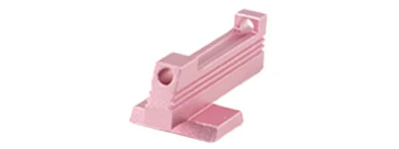 Dr. Black Aluminum Fiber Optic Front Sight for TM Hi-CAPA 5.1 GBB Pistols - (Pink)