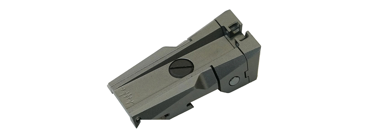 Dr. Black Aluminum Fiber Optic Rear Sight for TM Hi-CAPA 5.1 GBB Pistols - (Gray)