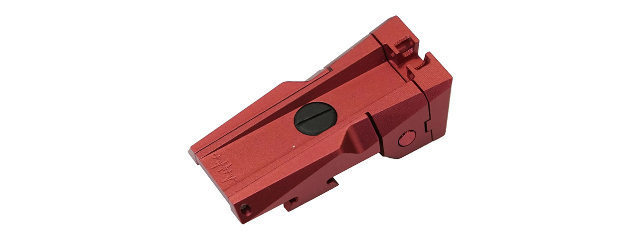 Dr. Black Aluminum Fiber Optic Rear Sight for TM Hi-CAPA 5.1 GBB Pistols - (Red)