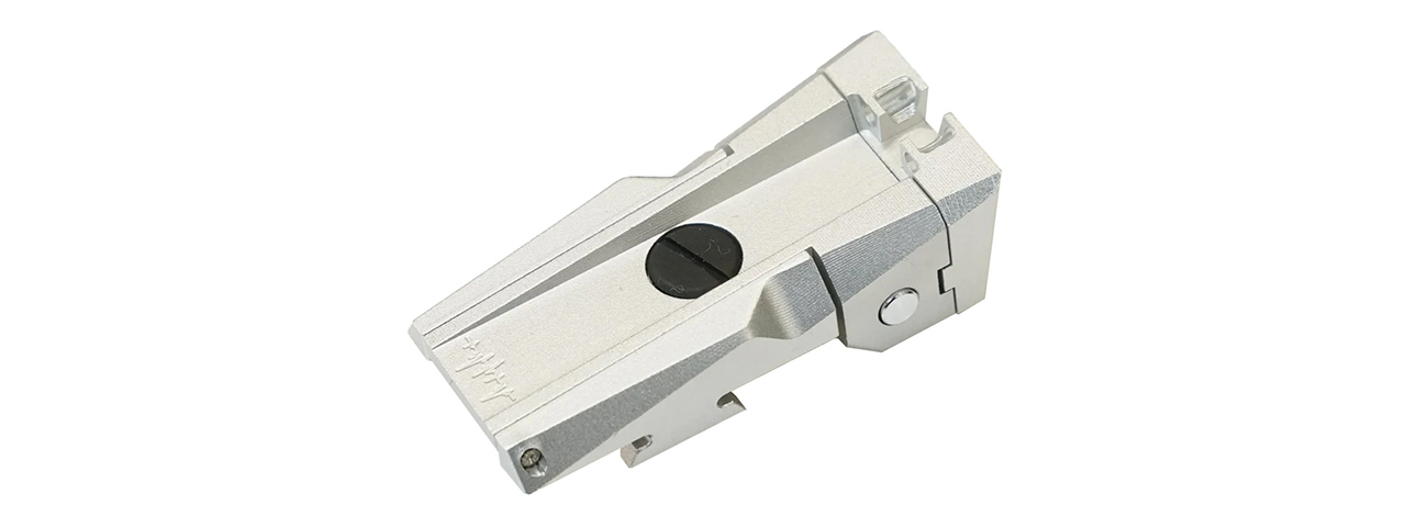 Dr. Black Aluminum Fiber Optic Rear Sight for TM Hi-CAPA 5.1 GBB Pistols - (Silver)