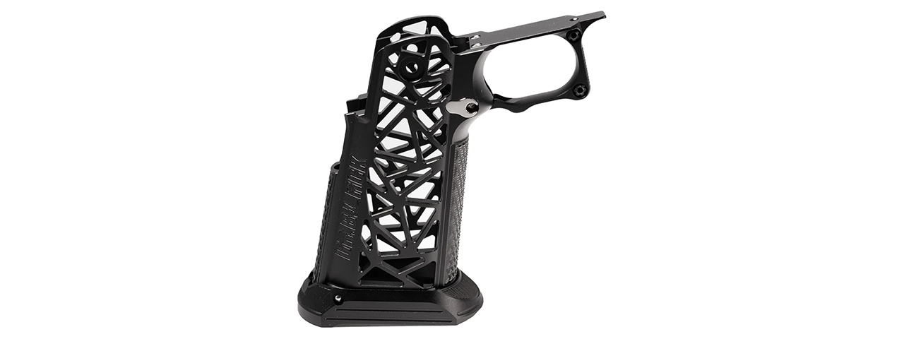 Dr. Black CNC Aluminum Type A Grip for Tokyo Marui Hi-Capa GBB Airsoft Pistols - (Black)