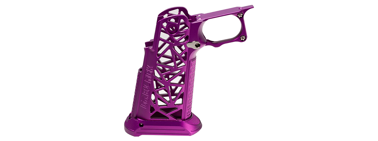 Dr. Black CNC Aluminum Type A Grip for Tokyo Marui Hi-Capa GBB Airsoft Pistols - (Purple)