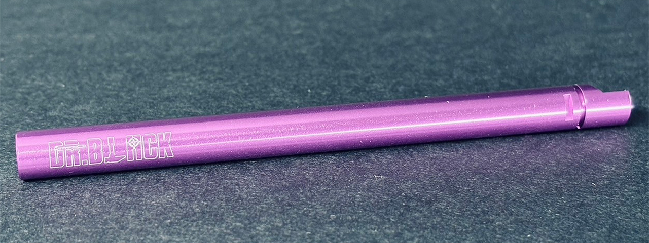 Dr. Black CNC Aluminum 113mm Inner Barrel For TM Hi-CAPA GBB Pistols - (Purple)