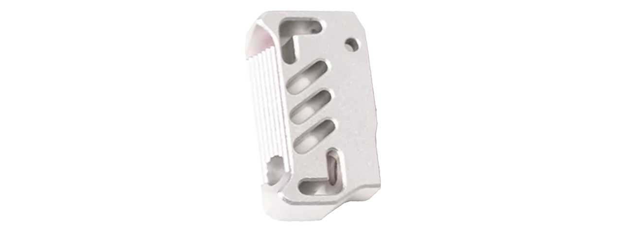 Dr. Black CNC Aluminum Type A Left Handed TM Hi-Capa GBB Pistol Trigger - (Silver)