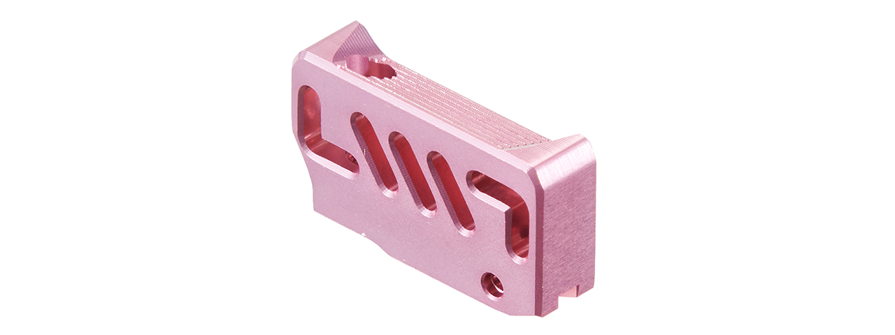 Dr. Black CNC Aluminum Type A Right Handed TM Hi-Capa GBB Pistol Trigger - (Pink)