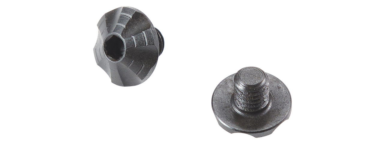 Dr. Black Airsoft GBB Hi-Capa Pistol Type A Grip Screws - (Black)