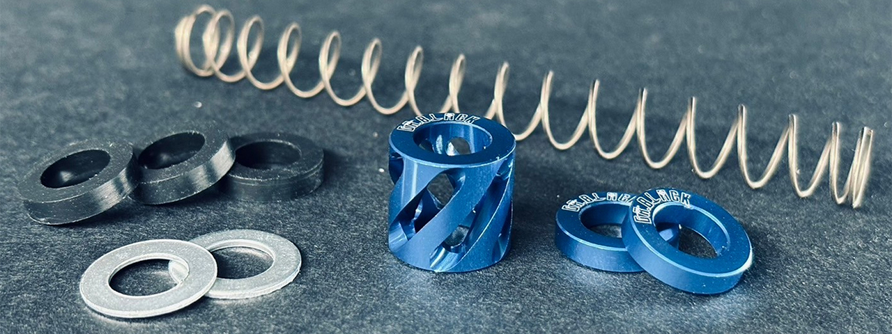 Dr. Black CNC Aluminum Type A Recoil Buffer Set - (Blue)