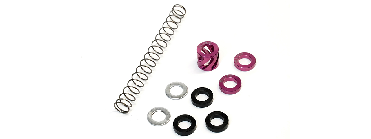 Dr. Black CNC Aluminum Type A Recoil Buffer Set - (Magenta)