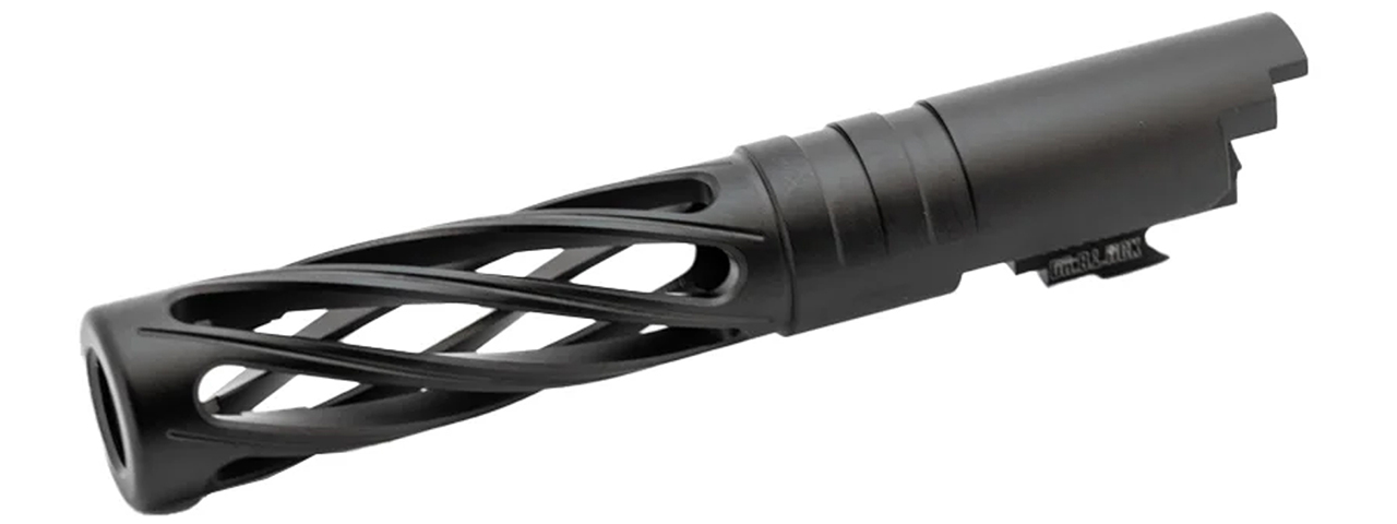 Dr. Black CNC Aluminum DINGING Outer Barrel For TM Hi-CAPA 4.3 GBB Pistols - (Black)