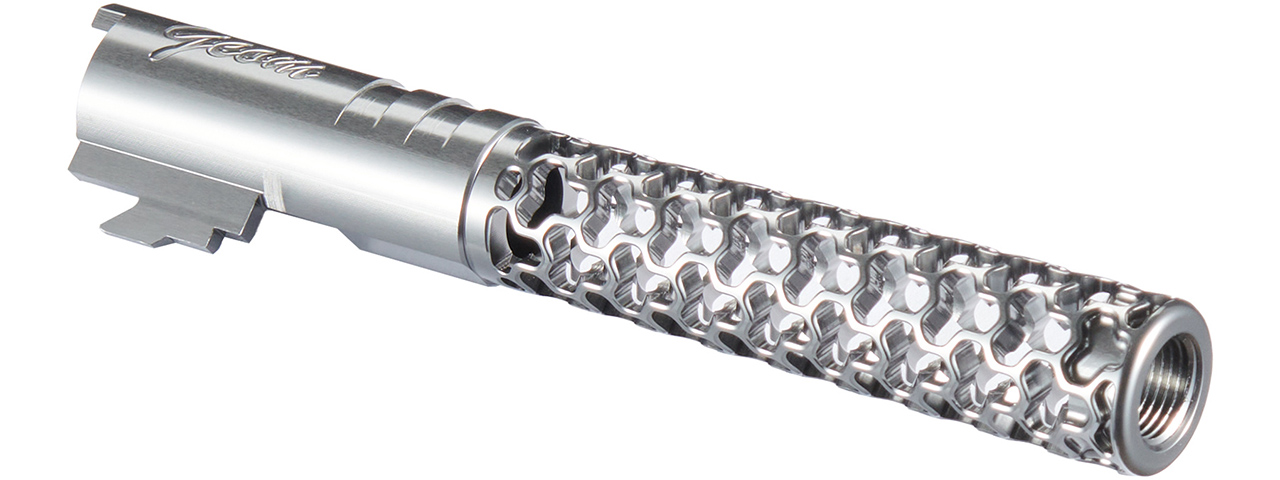 Dr. Black CNC Aluminum GEOM Outer Barrel For TM Hi-CAPA 5.1 GBB Pistols - (Gray)