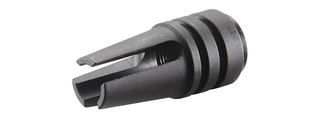 WE Flash Hider for R-M004 Series Rifles 14mm CCW Threaded - (Black)
