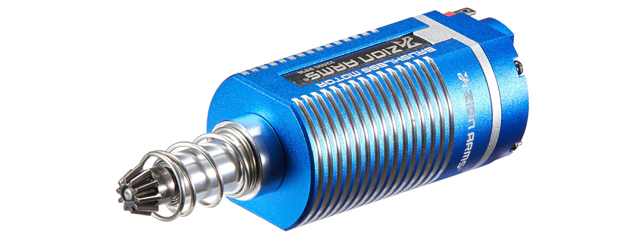 Zion Arms Long Type Brushless DC Motor 11.1V 22K RPM for Airsoft AEG Rifles - (Blue)
