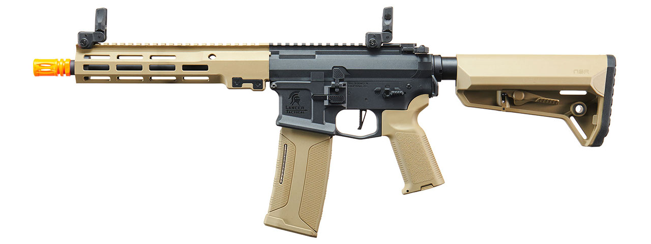 Lancer Tactical Gen 3 Stalker 10" M4 AEG Airsoft Rifle - (Tan)