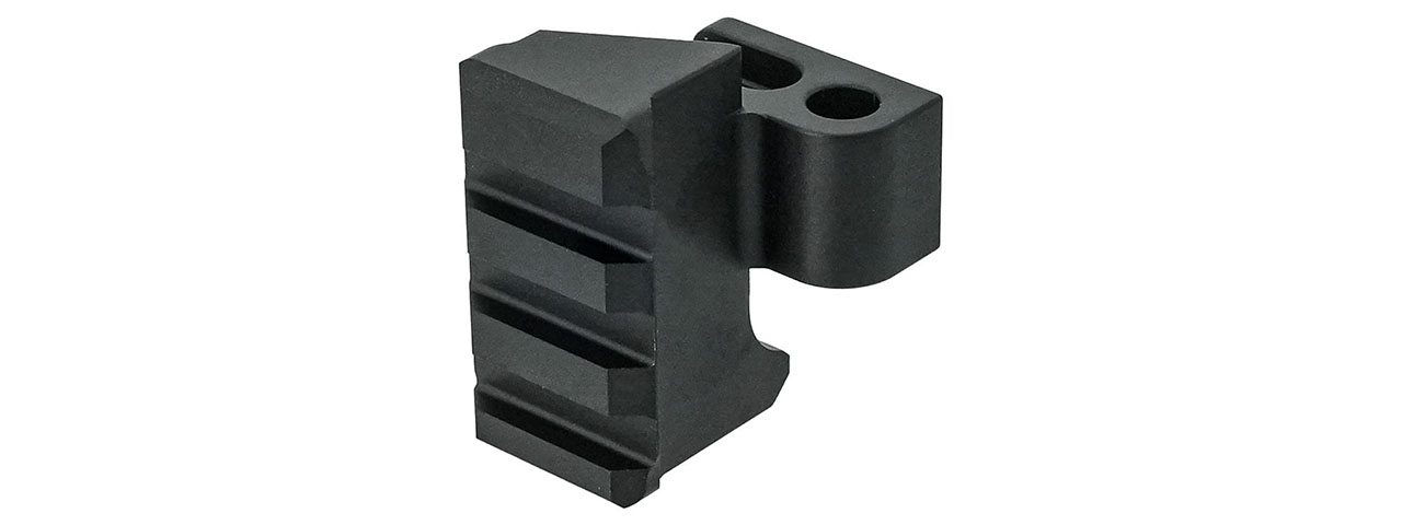 Maruyama CNC Aluminum 1913 20mm Rail Stock Adaptor for MP-IX GBB Series - (Black)