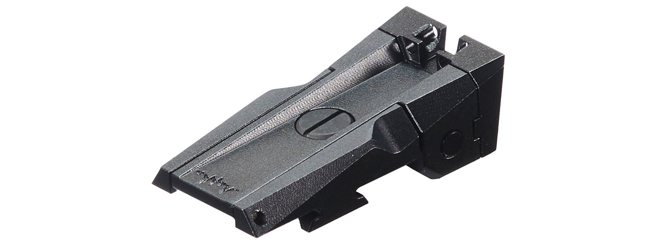Dr. Black Aluminum Fiber Optic Rear Sight for TM Hi-CAPA 5.1 GBB Pistols - (Black)