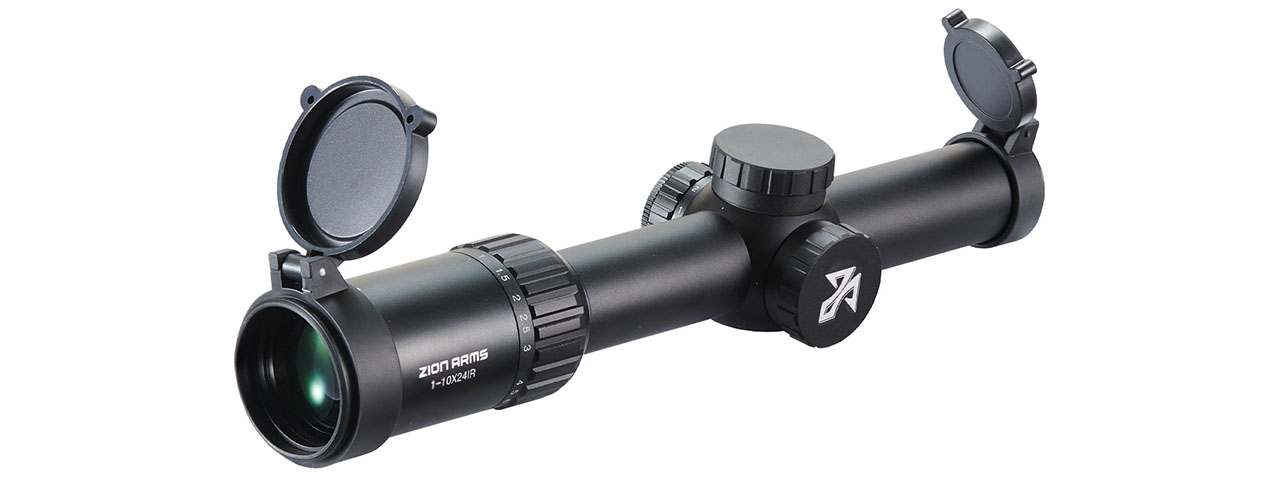 Zion Arms 1-10x24 IR Variable Power Airsoft Rifle Scope Zion Arms 1-10x24 IR Variable Power Airsoft Rifle Scope