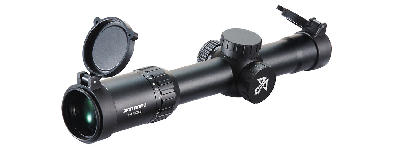Zion Arms 1-12x24 IR Variable Power Airsoft Rifle Scope Zion Arms 1-12x24 IR Variable Power Airsoft Rifle Scope